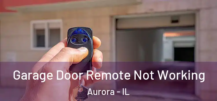  Garage Door Remote Not Working Aurora - IL