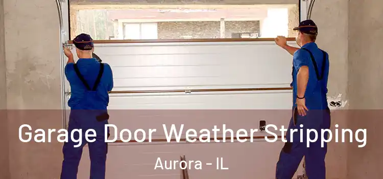  Garage Door Weather Stripping Aurora - IL