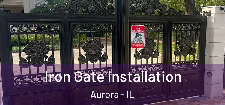  Iron Gate Installation Aurora - IL