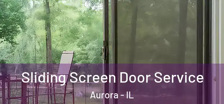  Sliding Screen Door Service Aurora - IL